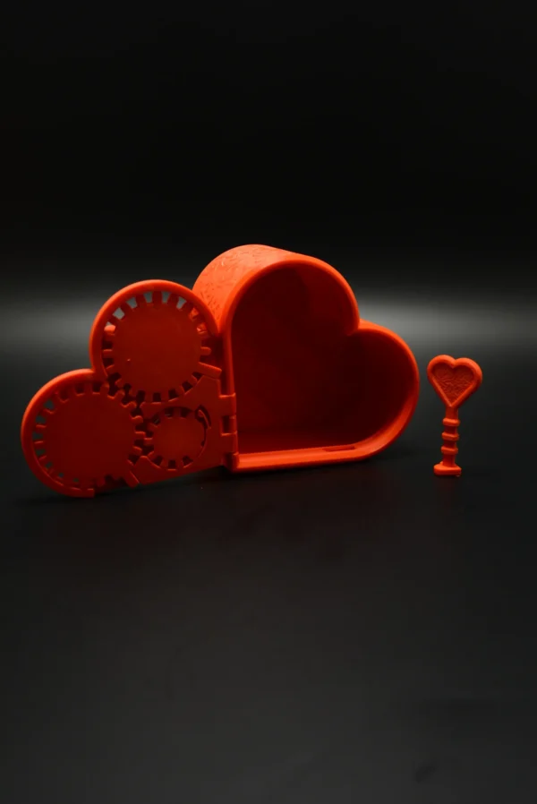 Geared Heart Cadeaubox